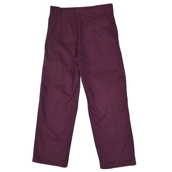 COS Maroon Straight Leg Pants US 8 Women Tailored Capsule Minimalist - Picture 2 of 7